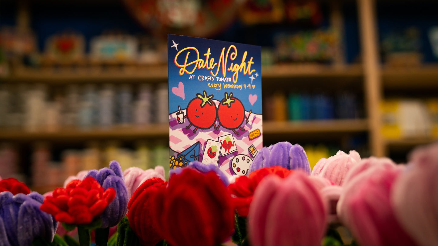 Date Night at Crafty Tomato || Wednesday, April 29 • 7–9 PM || Clay Night