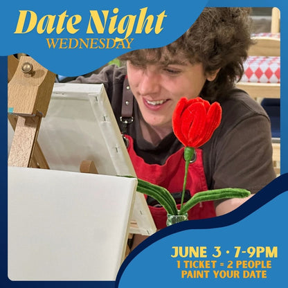 Date Night at Crafty Tomato || Wednesday, Jun 3 • 7–9 PM || Paint Night