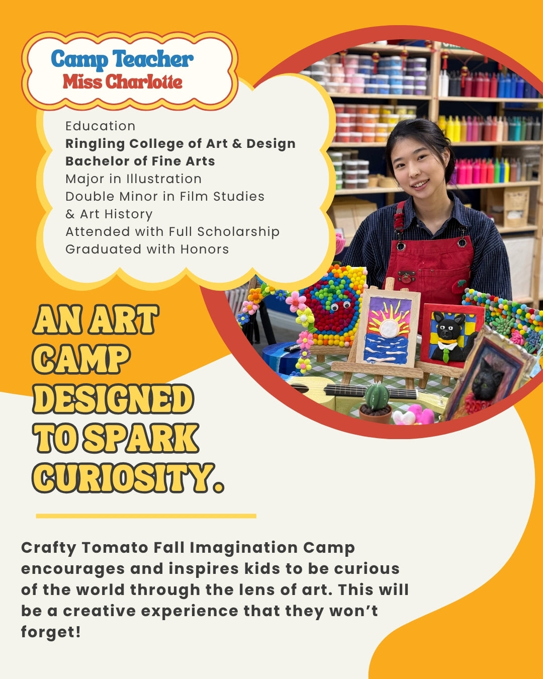 Crafty Tomato Fall Break Imagination Camp (Ages 8–14)