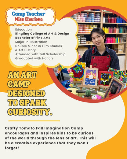 Crafty Tomato Fall Break Imagination Camp (Ages 8–14)
