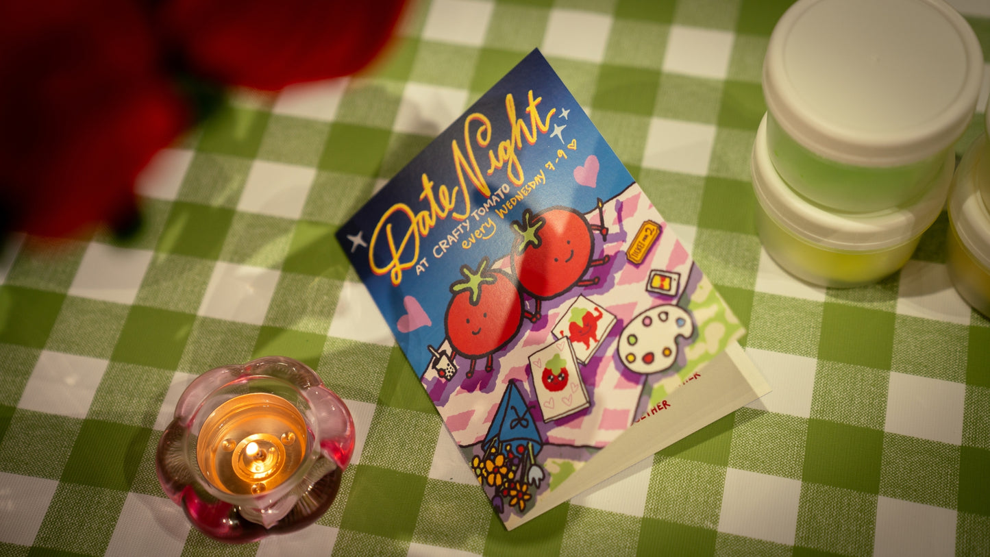 Date Night at Crafty Tomato || Wednesday, April 29 • 7–9 PM || Clay Night