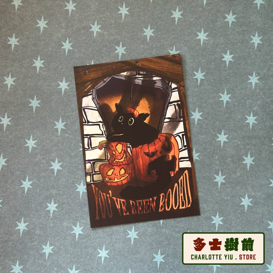 You've Been Boo'd Postcard