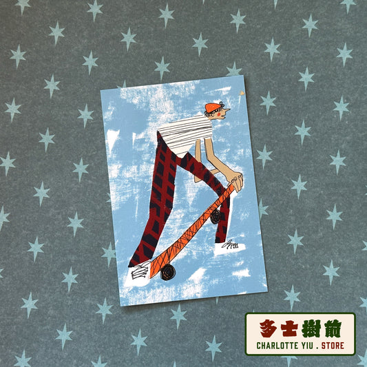 Skater Postcard -Farewell Collection