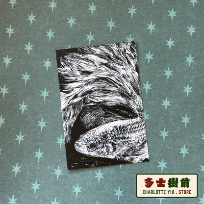 Beta Fish Postcard -Farewell Collection