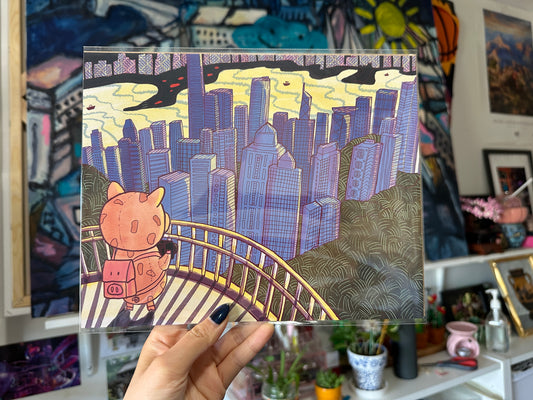 The Peak Hong Kong Illustration Print - Farewell Collection