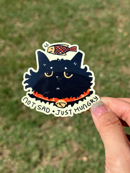 Hangry Cat Sticker